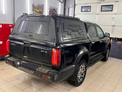 Kунг на кузов Sollers ST9 2 стекла алюминиевый - фото 3